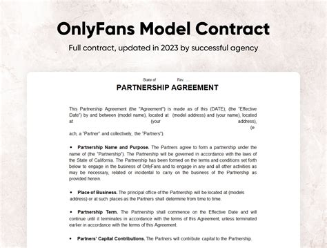 OnlyFans Contracts: What to Know for Success